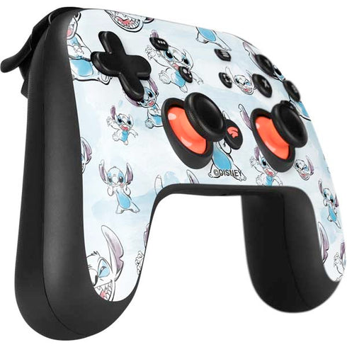 Disney Lilo and Stitch Pattern Google Stadia Controller Skin